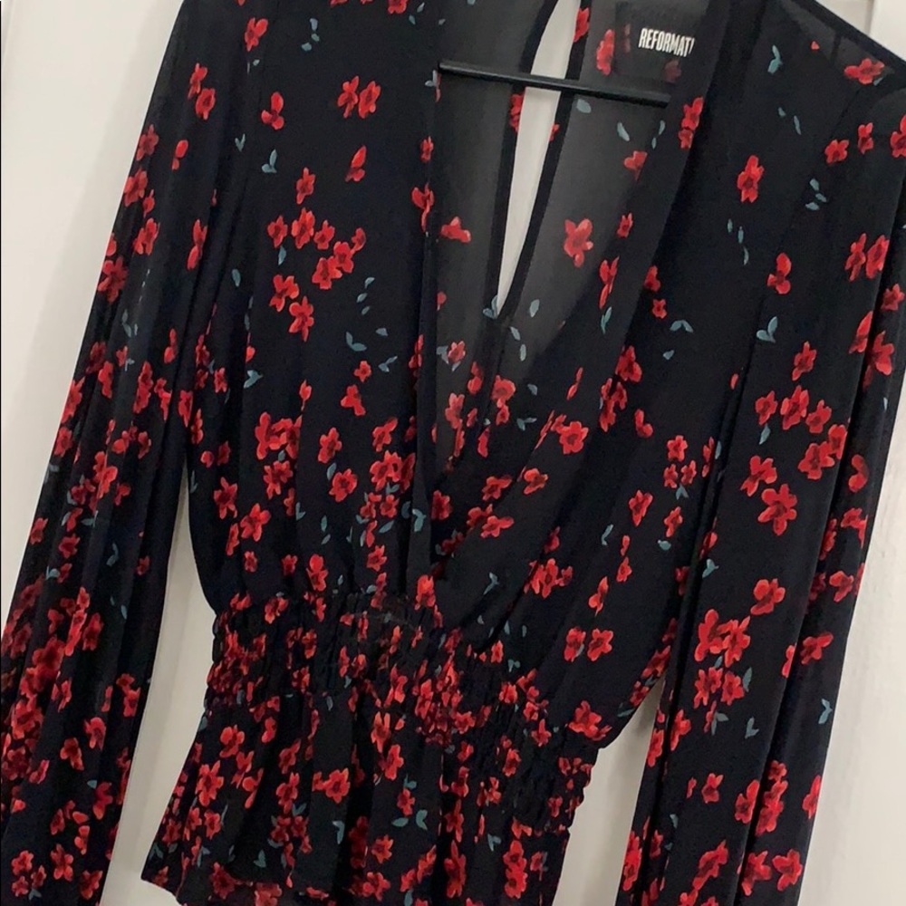 Reformation floral top